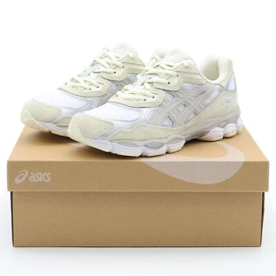 1201A789-105 Asics Gel-NYC Blanco Gris Ostra Beige Marfil Arena Crema (Hombre) - Imagen 1 de 4