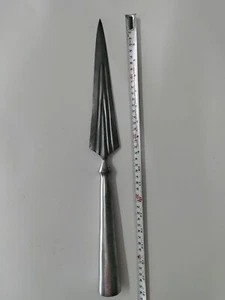 1911 Wootz Antique Damascus Spear Dagger Khanjar Rare Old Collectible - Picture 1 of 7