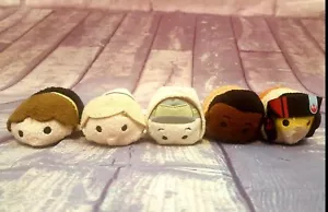 Disney Tsum Tsum Star Wars Plush Variety Luke Skywalker, Hans Solo, Finn, Poe - Picture 1 of 6