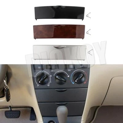 Para Toyota Corolla 2003-2008 Consola Central Delantera Caja de Almacenamiento Panel Cubierta Borde Foto 1 de 4