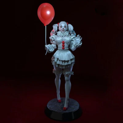 Pennywise 1/8 1/6 3D Print Figure Model Kit Unpainted Unassembled Garage Kit - Image 1 of 4