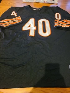 MITCHELL & NESS GALE SAYERS #40 1969 THROBACK TRIKOT GR 56 CHICAGO BEARS - Bild 1 von 8