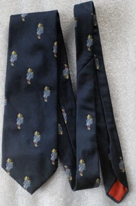 BAGPIPES necktie blue MR WIT blue 54" long vintage - Picture 1 of 2