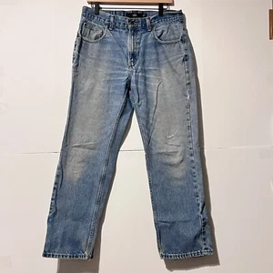 Berkley Jensen Mens Jeans Size 34X30 Medium Blue Distressed Vintage Pants - Picture 1 of 10