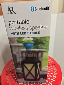 Aucustic Research Portable Wireless Bluetooth Speaker  Led Candle Rechargeable  - Picture 1 of 3