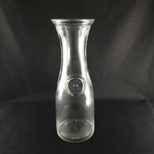 Anchor Hocking Carafe Clear Glass Half Liter Size 9" Tall - Picture 1 of 4