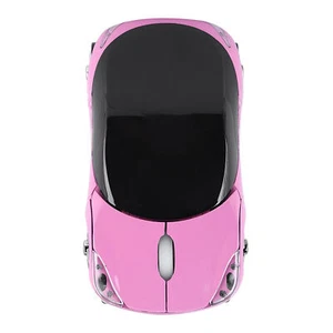 (Rosa) Ratón Inalámbrico 2.4G Deportivo Coche Forma Mouse Óptico - Imagen 1 de 22