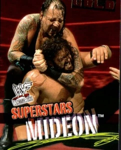 2001 Fleer WWF Wrestlemania Championship Gold Insert #22 Mideon - Picture 1 of 2