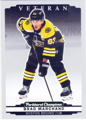 2022/23 PARKHURST CHAMPIONS..BRAD MARCHAND..PRATA PARALELA..# 185..BRUINS - Imagem 1 de 2