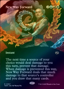 New Way Forward - Borderless - FOIL - NM MTG TDM - Tarkir: Dragonstorm 0367 R - Imagen 1 de 2