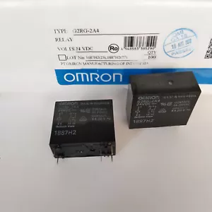 G2RG-2A4 24VDC G2RG-2A4-DC24 Omron Power Relay 8A 250VAC 6 Pins x 2PCS NEW - Picture 1 of 2