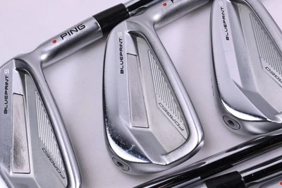 Ping Blueprint S Irons / 4-PW / Red Dot / X-Flex N.S.Pro Modus³ Tour 105 Shafts - Image 1 of 4