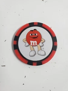 M&M's World Las Vegas Poker Chip Casino Red 2021 - Picture 1 of 4