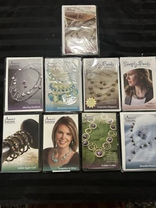 Lote 9 Annie's Simply Beads Kit del Mes Club Joyería Collar Pendientes Nuevos - Imagen 1 de 10