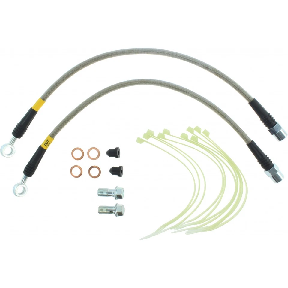 StopTech For Audi 100/100 Quattro 1992-1994 Brake Line Kit Stainless Steel-Front - Image 1 of 4