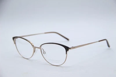 NOVO ÓCULOS CHARMANT CH29223 BR OURO MARROM ARMAÇÃO AUTÊNTICA 53-17 - Imagem 1 de 4