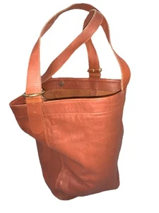 Old Vintage COACH 4082 Soho Bag CAMEL Leather XL Tote Shoulder Huge Duffle USA - Picture 1 of 10