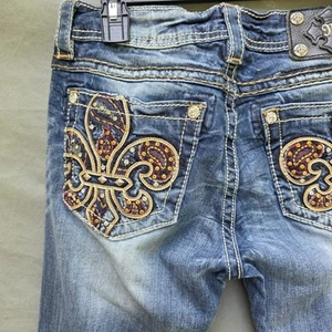 Pantaloni jeans taglio stivaletto firmato Miss Me taglia 28 western country JP589784 taglia 28 - Foto 1 di 7