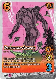 Lightly Played UVS  Determined Advance - Foil Attack on Titan: Battle for Humani - Picture 1 of 1