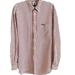 Faconnable Shirt By Albert Goldberg Men’s Large Long Waffle Check Oxford - Picture 1 of 5