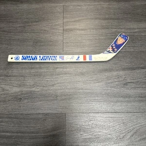 Brian Leetch New York Rangers InGlasCo Mini Hockey Stick 18" Inches - Picture 1 of 5