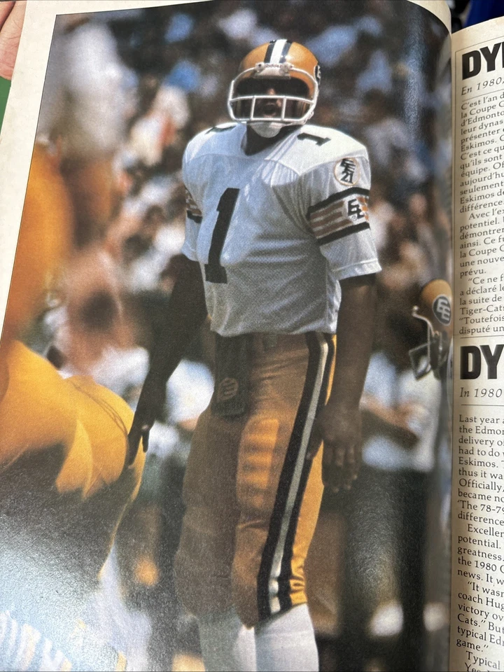 CFL Coupe Grey Cup 1981  Program  Magazine Edmonton 26  vs Ottawa 23 WARREN MOON - Image 1 of 4