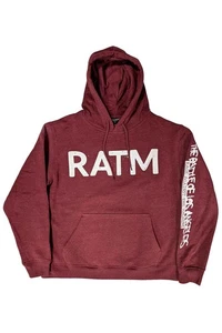 Rage Against The Machine Hoodie Battle 99 Official Unisex Marroon Red Pullover - Bild 1 von 4