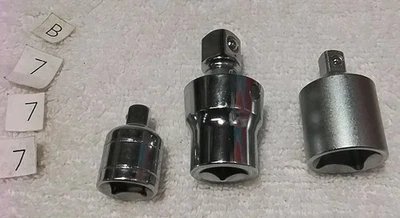 3pc 3/8" Universal & 3/8"× 1/4" REDUCER  & 1/2" × 1/4" REDUCER  SET - Image 1 of 4