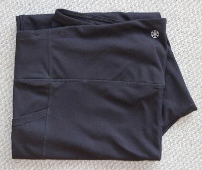 GAIAM The Om Fit HIGHRISE POCKET YOGA PANTS • Women’s Plus Size 3X • BLACK - Image 1 of 4