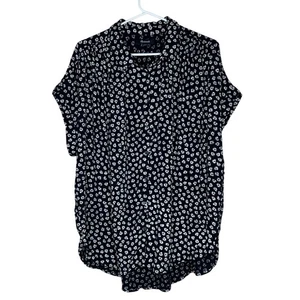 Camisa Madewell Central Drapey en Flores Grabadas en Madera Para Mujer Talla XL Boho Fairycore - Imagen 1 de 11