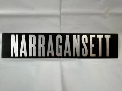 Vtg 50s 60s NARRAGANSETT Cardboard Horse Race Track Advertising Sign - Image 1 of 4