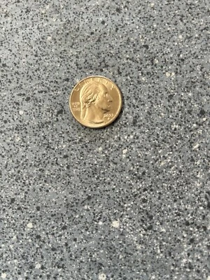 RARE VTG HOFFMAN  Blue Speckled Cotton Fabric NOS BTY - Image 1 of 3