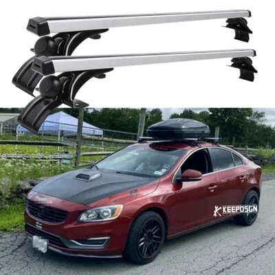 Portaequipajes barra transversal techo auto 48" para Volvo S40 S60 S80 S90 V40 Foto 1 de 4