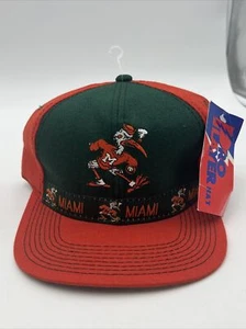 DE COLECCIÓN PRO PLAYER NCAA MIAMI HURRICANES GORRA SNAPBACK - OSFA - Imagen 1 de 16