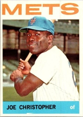 1964 Topps JOE CHRISTOPHER New York Mets HIGH NUMBER #546 EX/MT Condition - Image 1 of 2