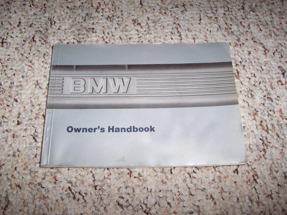1987 BMW L6 M6 635CSi Coupe Owner Owner's Manual User Guide Book 3.4L  - Image 1 of 1