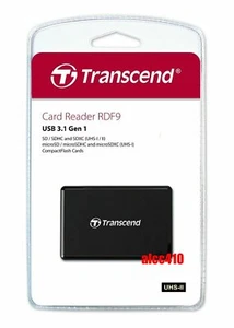 Transcend RDF9 Card Reader USB3.1 for CF/SD/SDHC/SDXC/Micro SD SDHC SDXC AU - Zdjęcie 1 z 1
