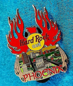 PHOENIX CITY TEE-SHIRT LOGO SERIES SKYLINE MYTHICAL BIRD Hard Rock Cafe PIN - Picture 1 of 1