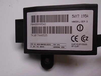 '03  Jeep Grand Cherokee Limited ECU computer immobilizer key 4.7 V8 P56044564AG - Image 1 of 2