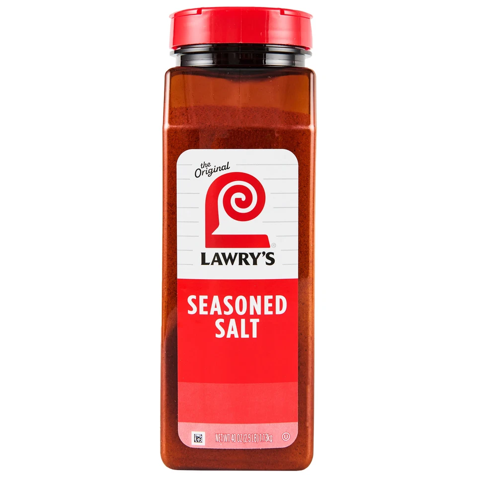 LAWRY'S Seasoned Salt 40 Oz. - Spice Flavor Cooking Seasoning Herb No MSG Lawrys