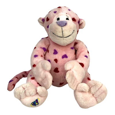 Ganz Webkinz Love Monkey Pink Plush 10 Inch Stuffed Animal Toy HM343 No Code - Image 1 of 4