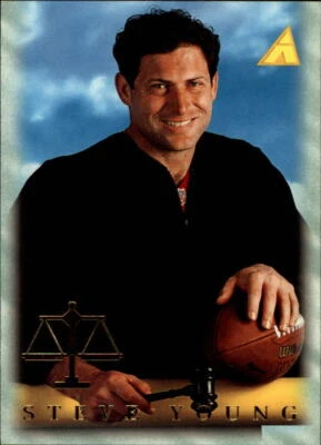1995 Pinnacle #192 Steve Young LAW - NM - Image 1 of 2