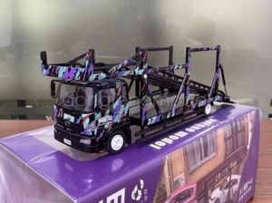 1:64 Scale UM HKS 500 HINO Ranger Double Transport Diecast Metal Truck Model - Picture 1 of 11