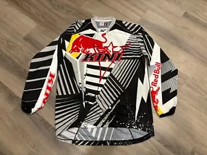 Kini Red Bull Motorcross Racing Jersey Men’s Size Large Red And Black - Picture 1 of 8