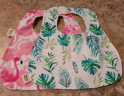 Homemade Baby Bibs, Hand sewn, 2pc set, 3-6mth, snap closure  — 第 1/4 张图片
