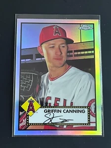 Griffin Canning 2021 Topps Chrome Platinum #468 Refractor Los Angeles Angels - Picture 1 of 2