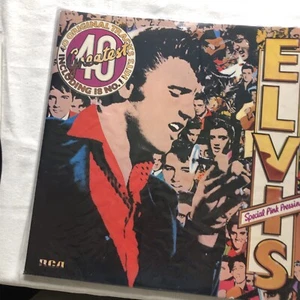 Elvis Presley - 40 Greatest Hits - Special Pink Pressing - Double Vinyl LP 1978 - Picture 1 of 3