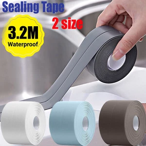 Kitchen Corner Sealant Tape Roll Waterproof Adhesive Sink Stove Gap Sticker Tape - Picture 1 of 19