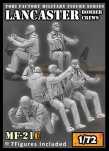 Tori Factory 1/72 Lancaster Bomberbesatzungen Set (7 Figuren) Figur Modellbausatz #MF-21C - Bild 1 von 8