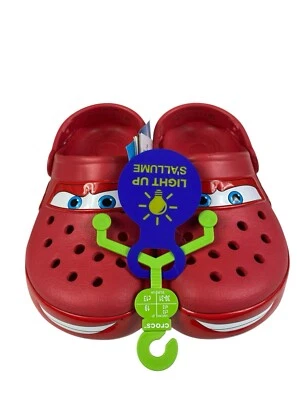 Zueco Crocs Cars Lightning McQueen Crocband para niños iluminado talla z C13 Foto 1 de 4